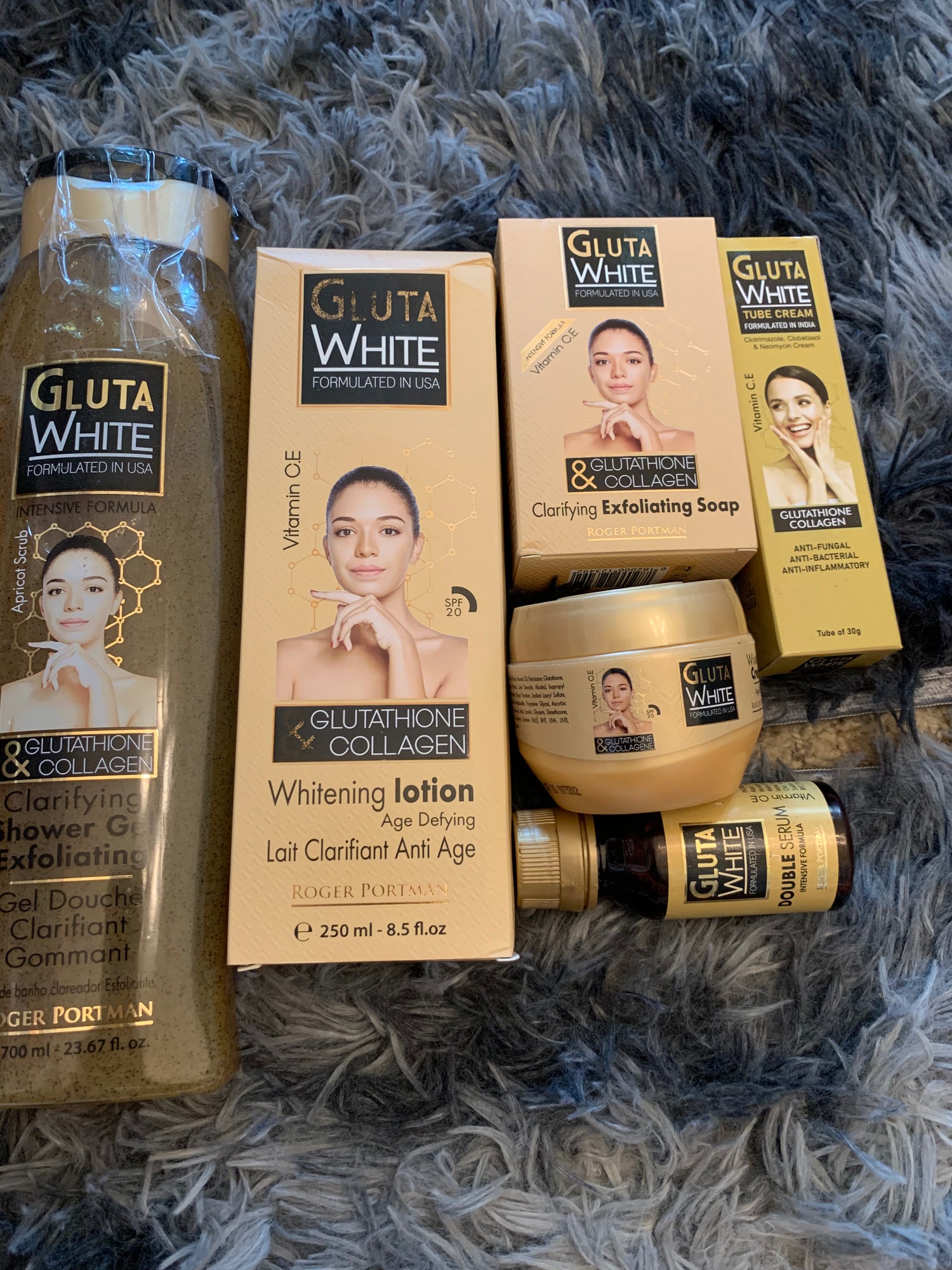 GLUTA WHITE 6 PCS (250ml)