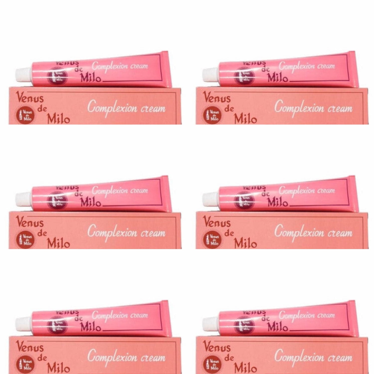 Venus de Milo Complexion Cream Facial 1.76oz (6 Pack) Venus De Milo