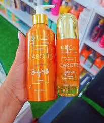 Half Cast Carotte Body Milk and white serum Supreme Set