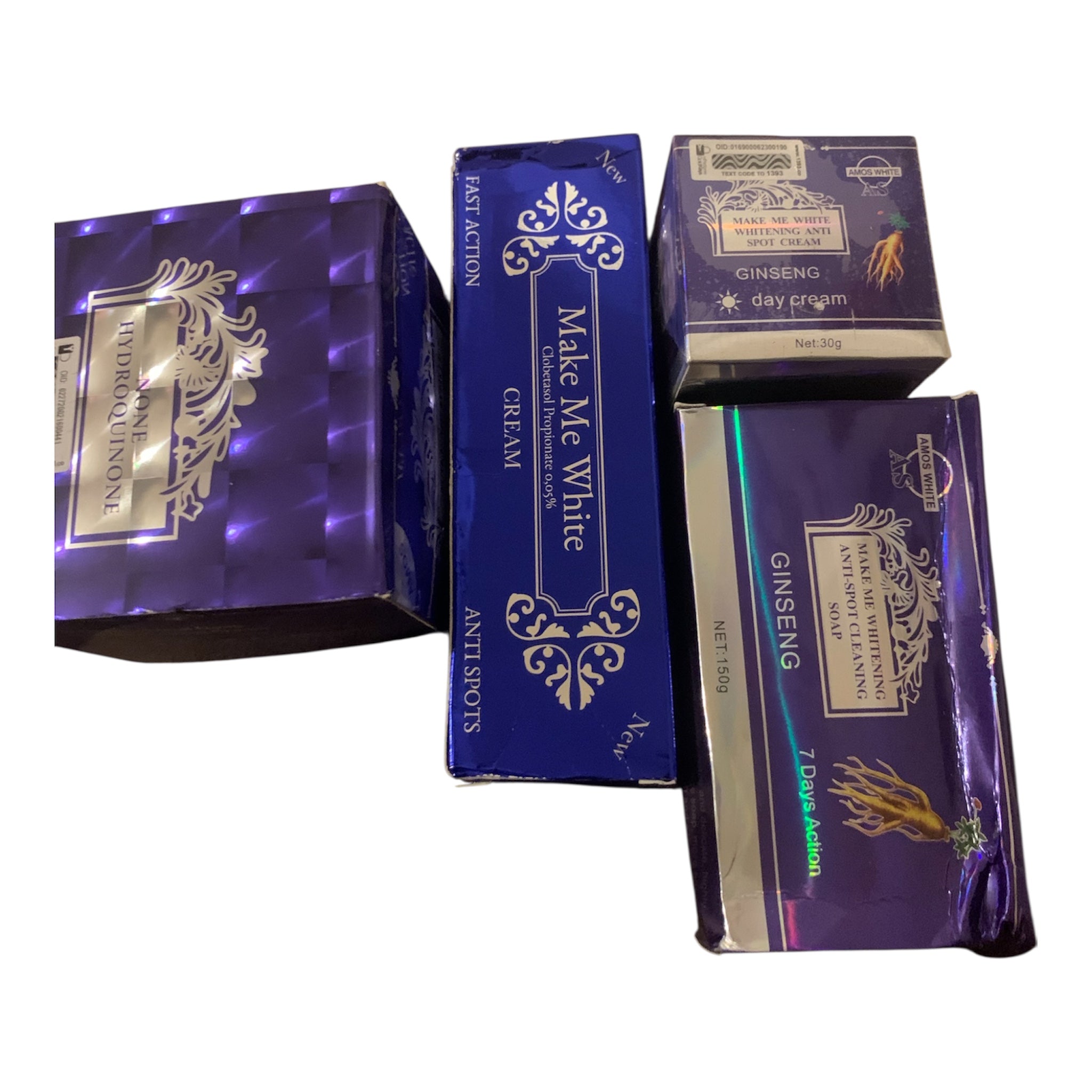 Make Me White Gold 2-in-1 Exclusive Whitenizer Age Renew 4 PCS ULTIMATE SET