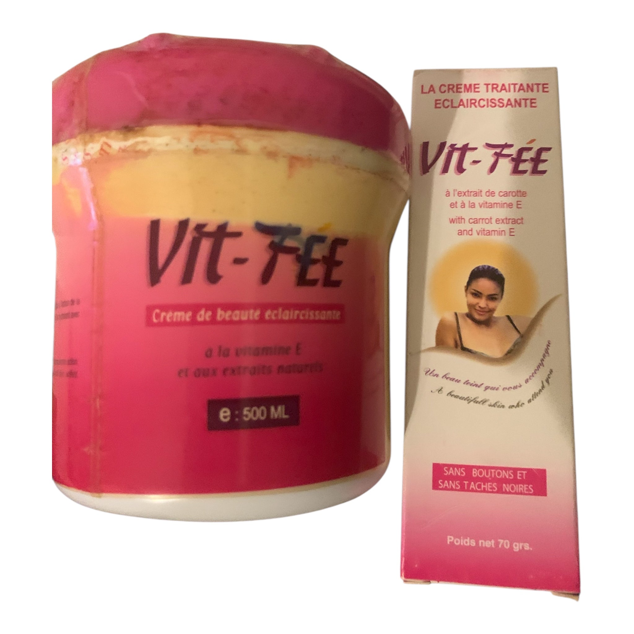 VIT FEE White Injection Gluta Koji White + ILLuminateur Whitening Body Lotion 2 pcs SET