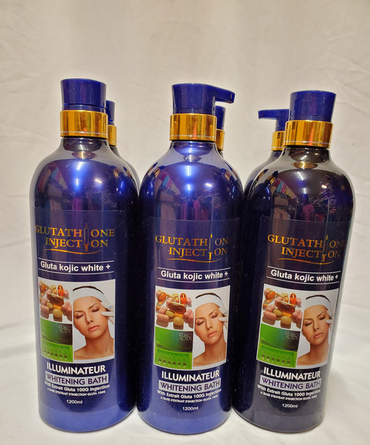 GLUTAHTHIONE INJECTION GLUTA KOJIC WHITE + ILLUMINATEUR WHITENING BATH Glutathione injection