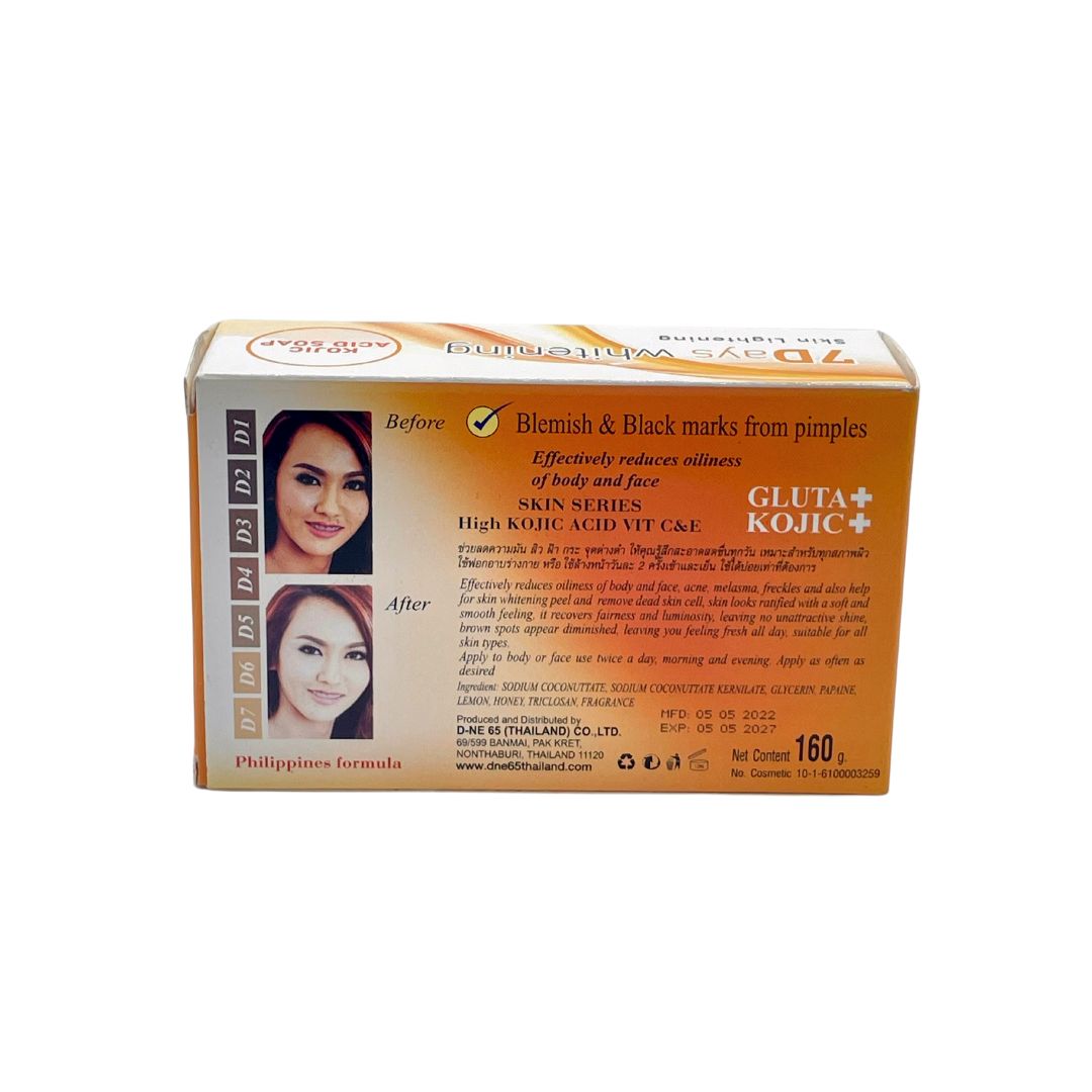 KOJIC WHITE SOAP BLEMISH &amp; BLACK MARKS PAPAYA CARROT 160G