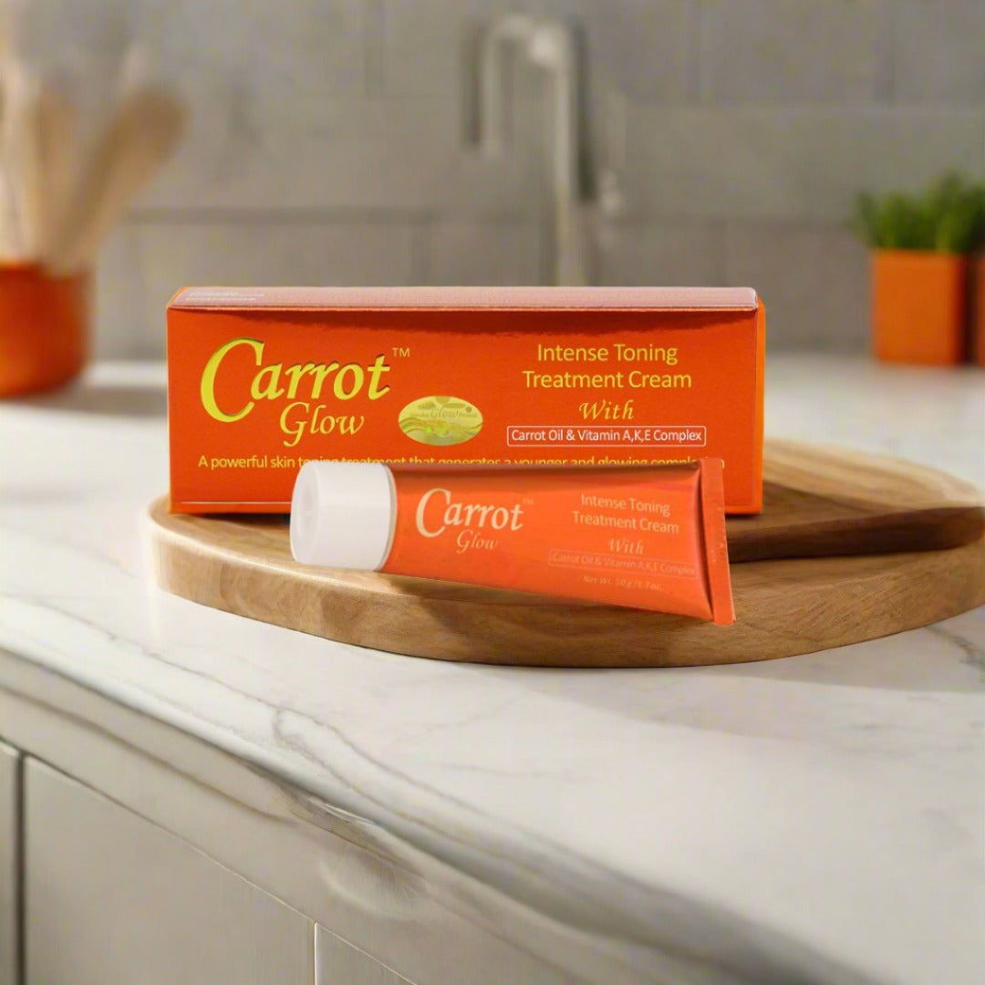 Carrot Glow Intense Toning Treatment Cream with Carrot Oil 1.7 oz / 50gr - Kismet Beauty Brands