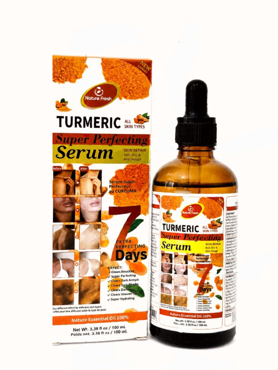 Nature Fresh #006 Turmeric Serum 3.38 oz / 100 ml – Brightening Skin Care Serum