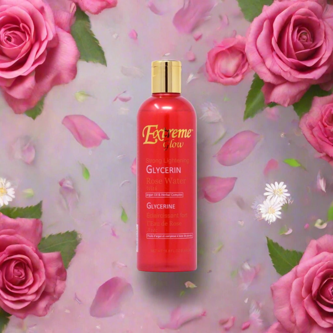 Extreme Glow Strong Lightening Glycerin Rose Water with Argan Oil & Herbal Complex 16.8oz / 500ml - Kismet Beauty Brands