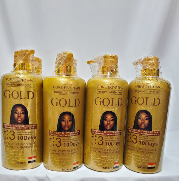 PURE EGYPTIAN MAGIC GOLD PROTECT SHOWER CREAM ARGAN OIL + GLUTATHIONE PURE EGYPTIAN MAGIC