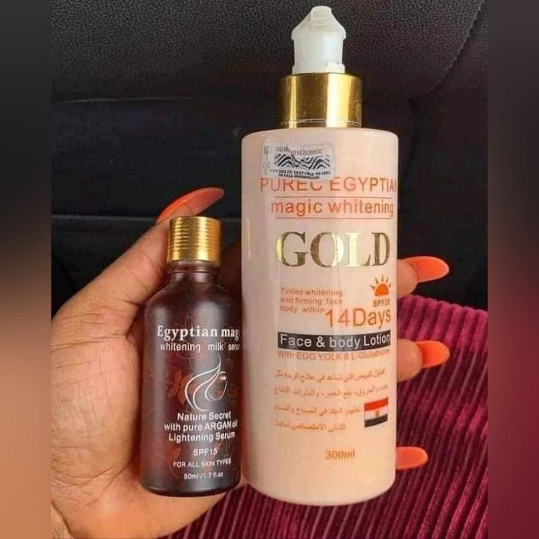 Purec Egyptian Magic Lotion & Serum – Nourishing Skin Care Set