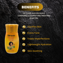 Clair Succes Huile Corporelle Clarifying Treating Body oil 100ml