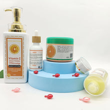 The Fair &amp; Lovely Vitamin C Whitening Skin Care Set with Vitamin C &amp; Collagen Making Your Skin Keep Moisturizing &amp;Firming &amp;Soft.