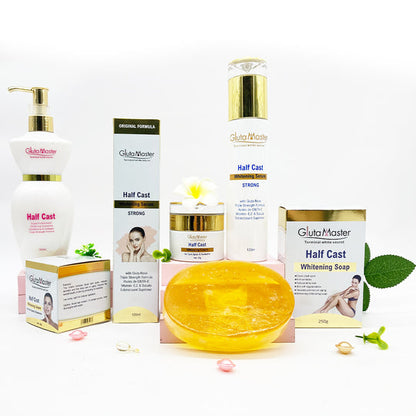 Gluta Master Half Cast Skincare Strong Whitening Set with Vitamine C &amp; Collagen