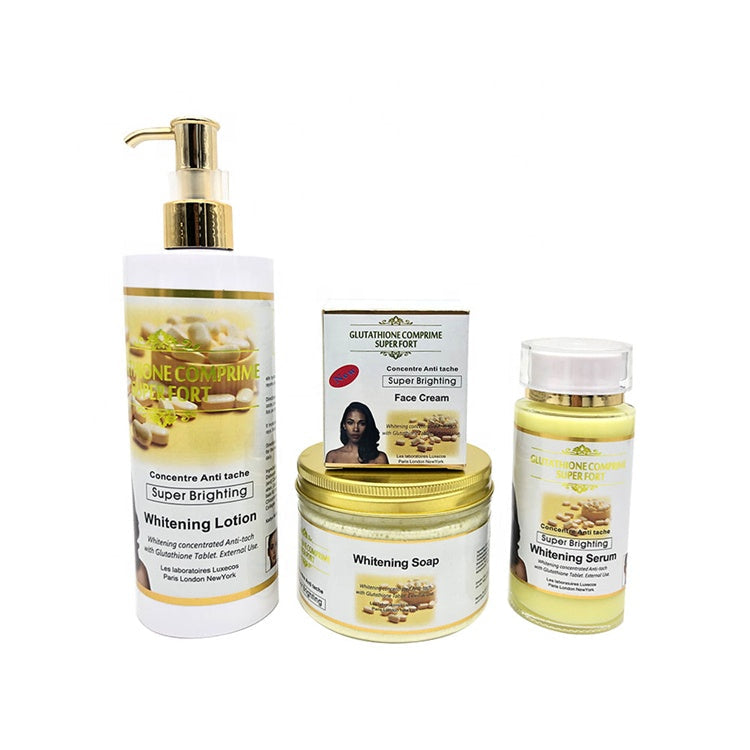 4 Pieces of Natural Skin Whitening and Moisturizing Women&