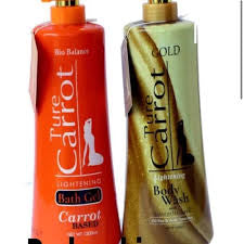 PURE CARROT GOLD ARBUTIN &amp; LICORICE EXTRACT BIO BALANCE ULTRA LIGHTENING FACE &amp; BODY BATH