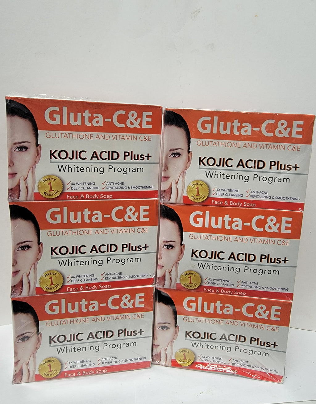 BLEACHING KOJIC ACID PLUS WHITENING PROGRAM x 3 soaps