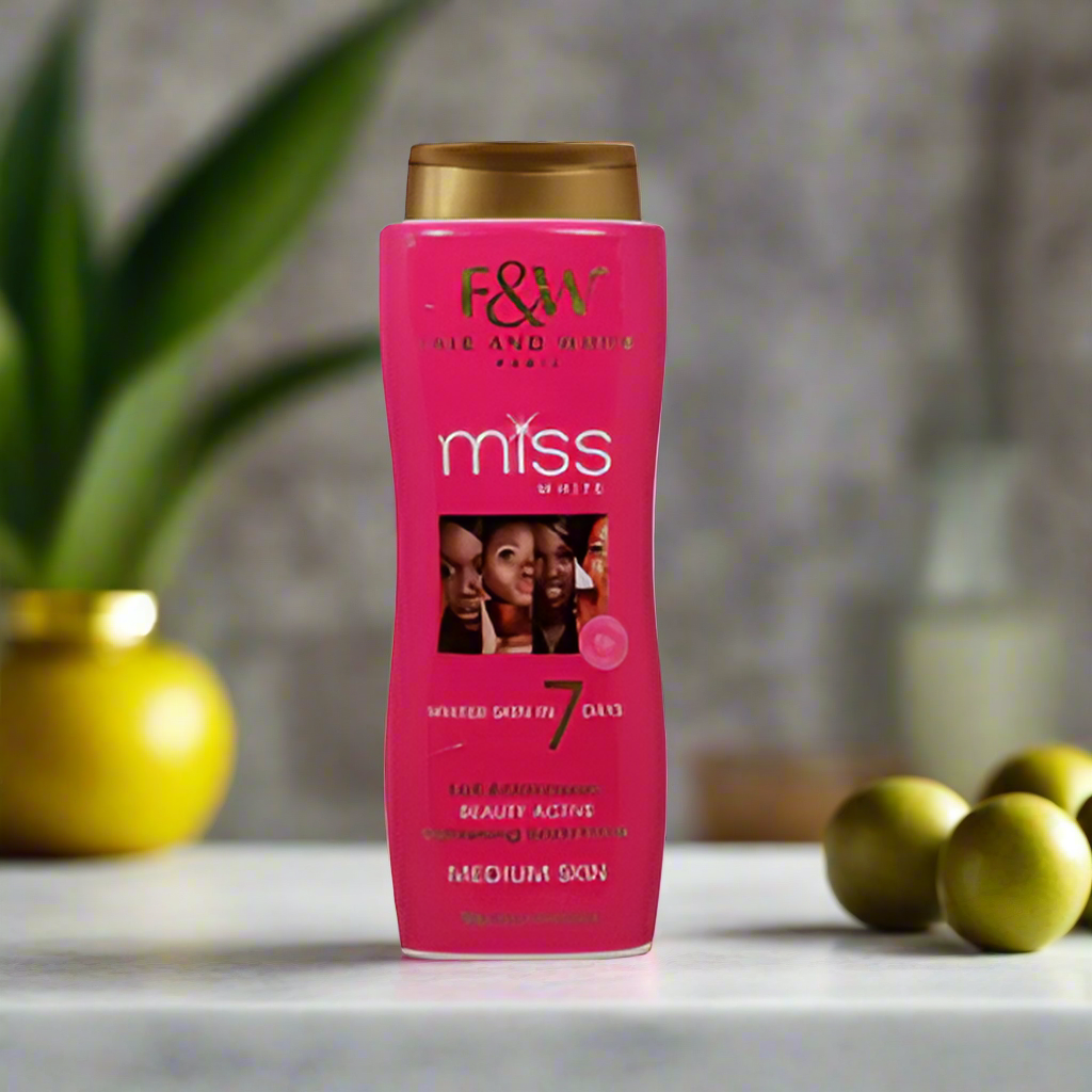 Fair &amp; White Miss White Medium Skin 7 Day (Pink) Body Lotion 500ml/17.6oz
