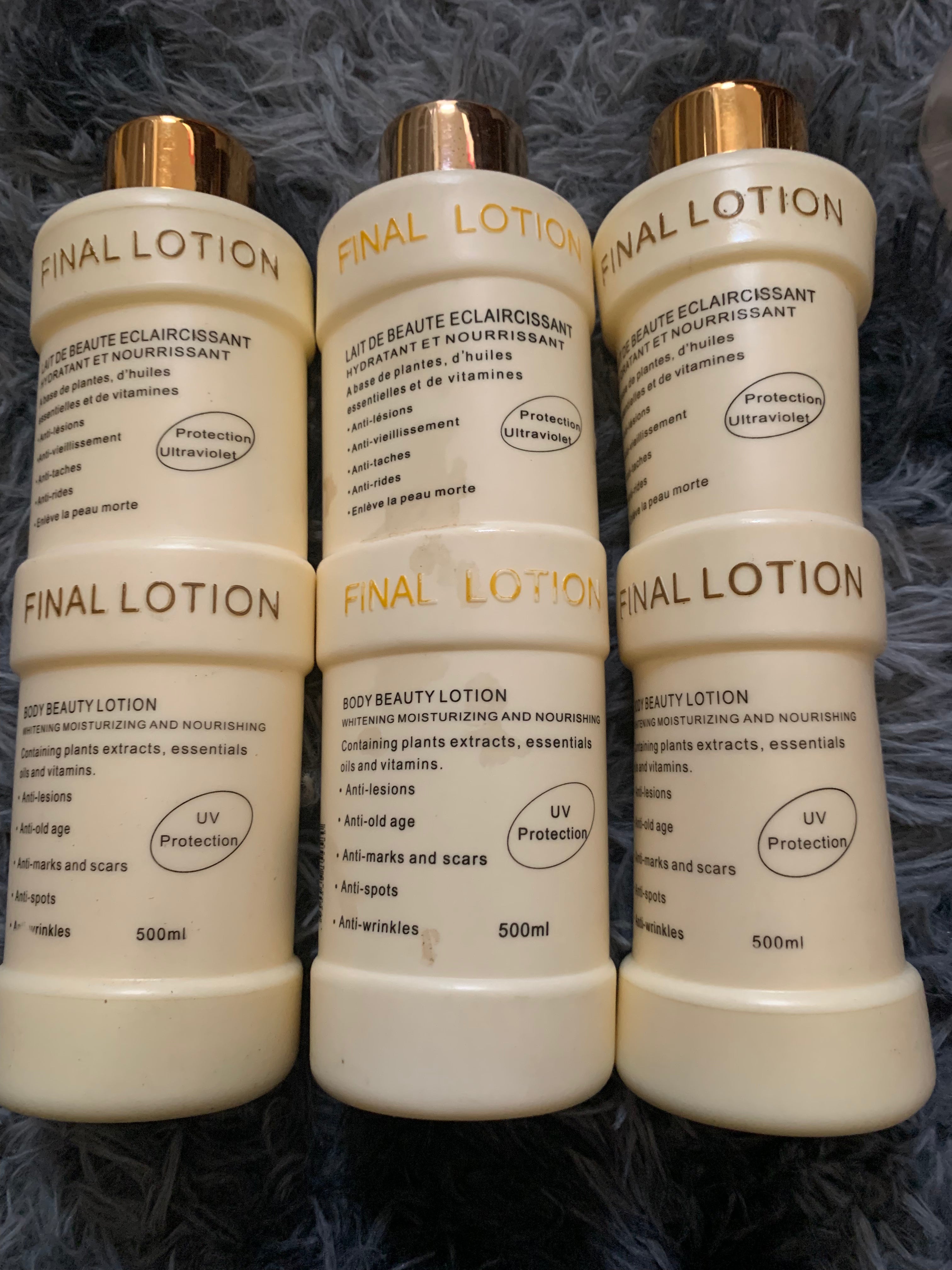 FINAL WHITE GOLD EXCLUSIVE STRONG WHITENING BODY MILK
