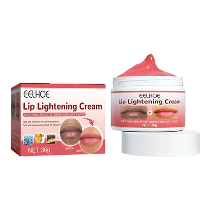 7 Days Rose Pink Lips Balm &amp; LIghtening Sugar Scrub-2 pieces