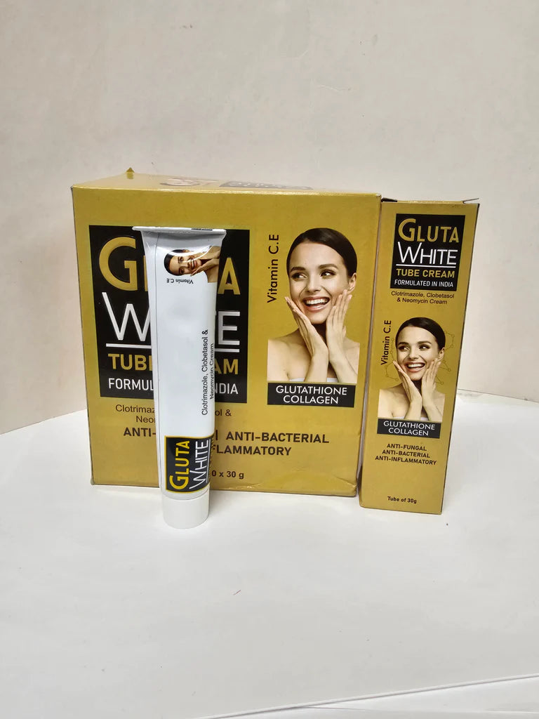 Gluta White Dark Spot Corrector cream. Fast Action with Vitamins C&amp;E (Face, Knees, Neck, Elbows)