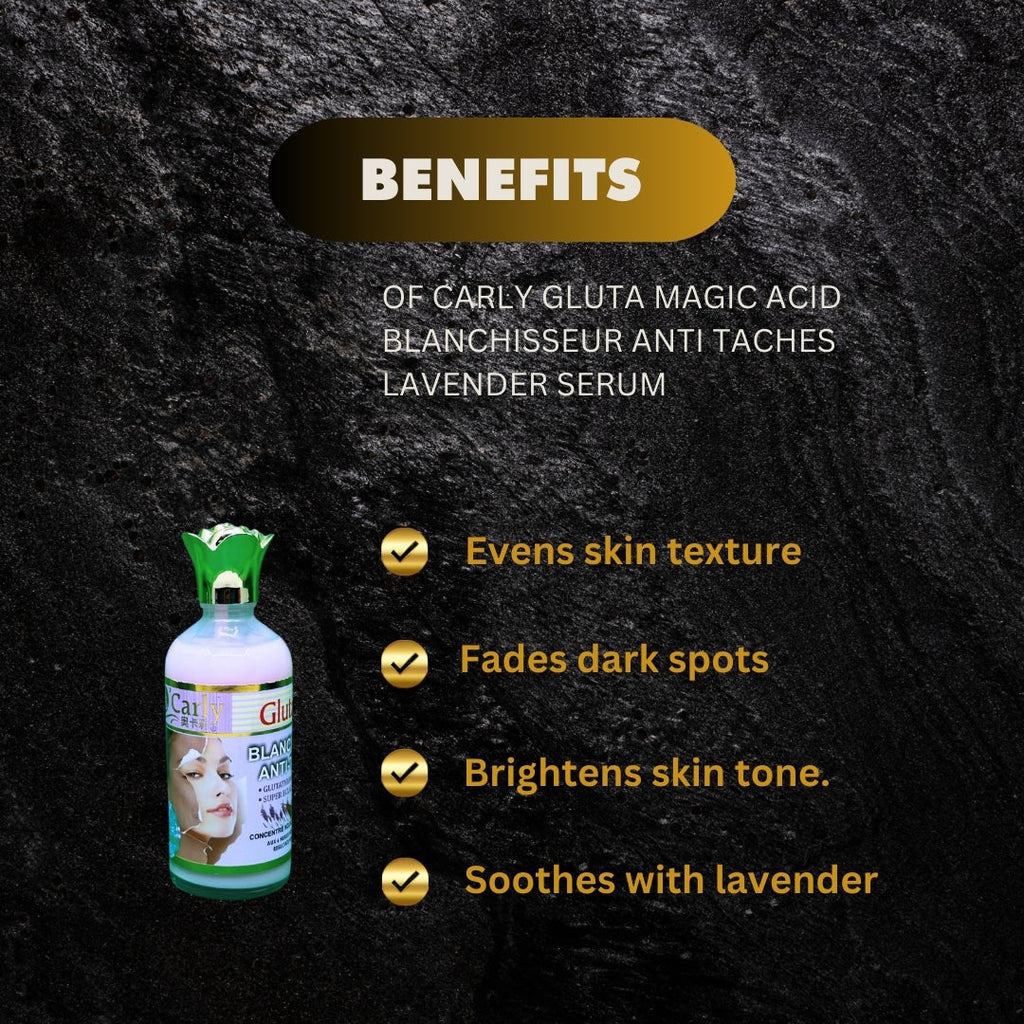 glutathione blanchisseur serum Carly Gluta Magic Acid Anti Taches Lavender 100ml Size:98 gm (14 Sachets/Box) Berryman® B-12 Chemtool® Fuel Category_Shop By Goal/Heart & Vascular Support