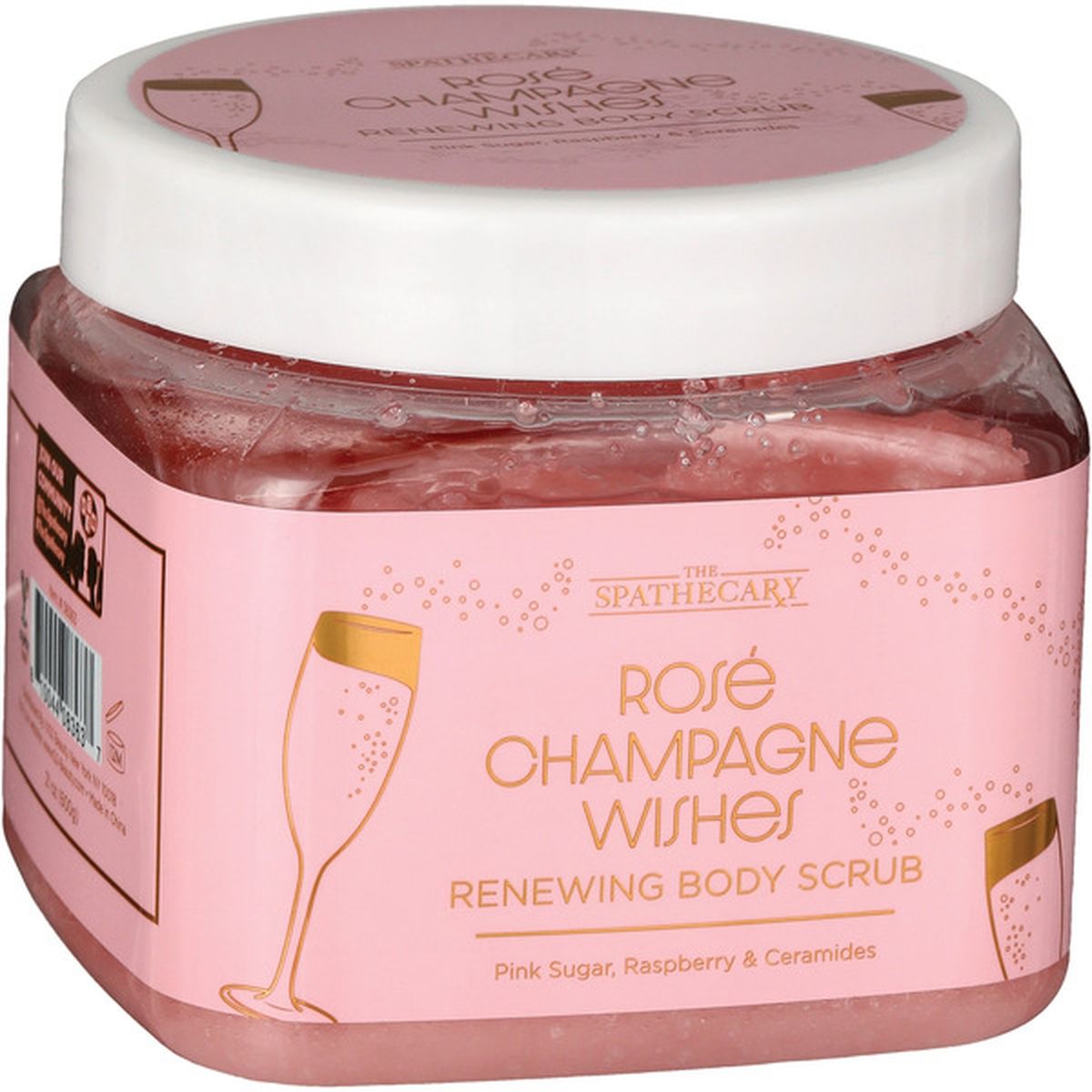 Spathecary Renewing Body Bright Scrub - Rose Champagne Wishes 6OZ