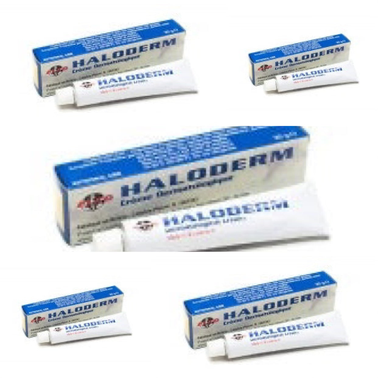 Haloderm Cream 1oz/30g (5 TUBES)