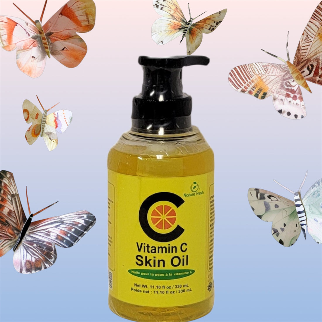 Nature Fresh Clear bright skin Vitamin C Oil 11.1 oz / 330 ml