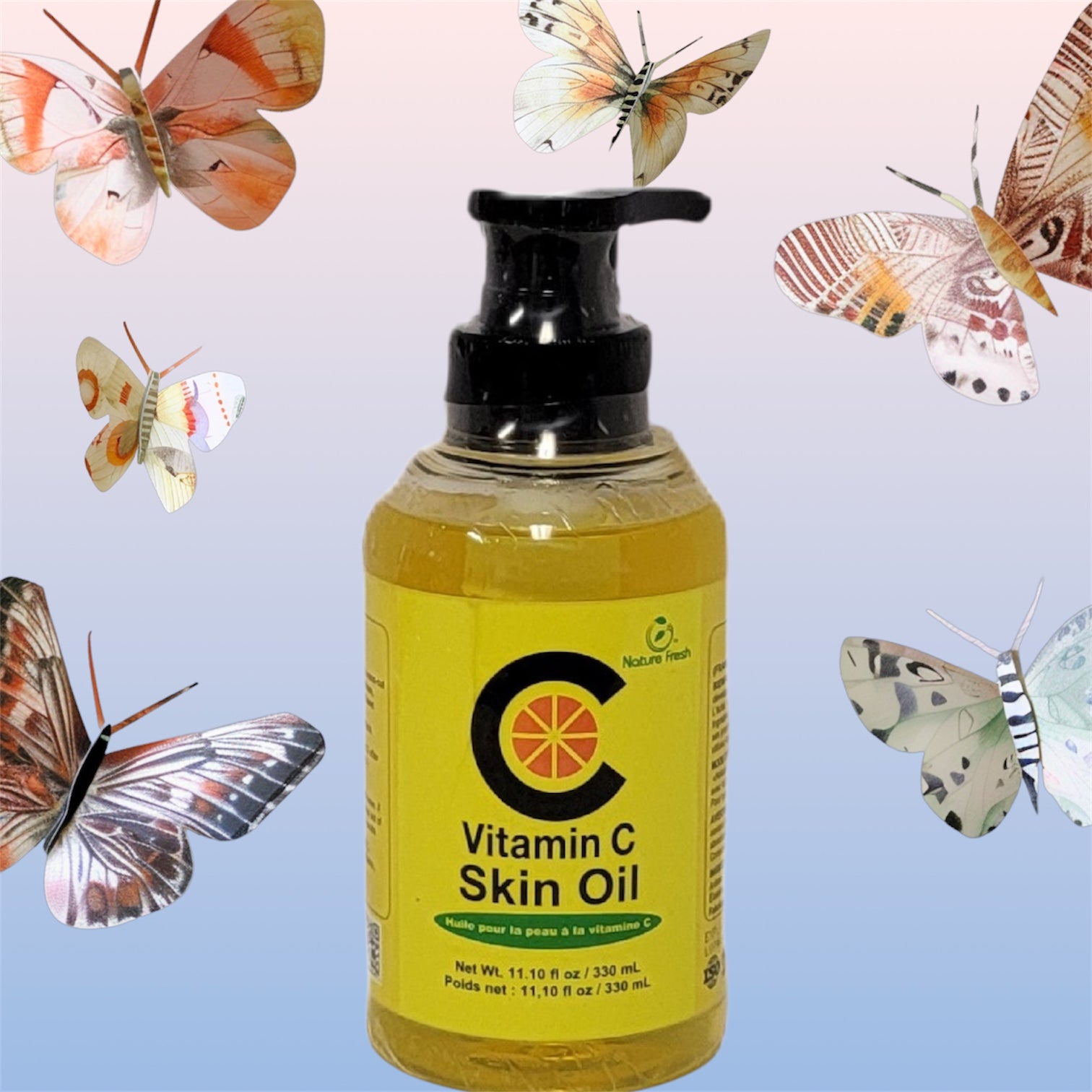 Nature Fresh Clear bright skin Vitamin C Oil 11.1 oz / 330 ml