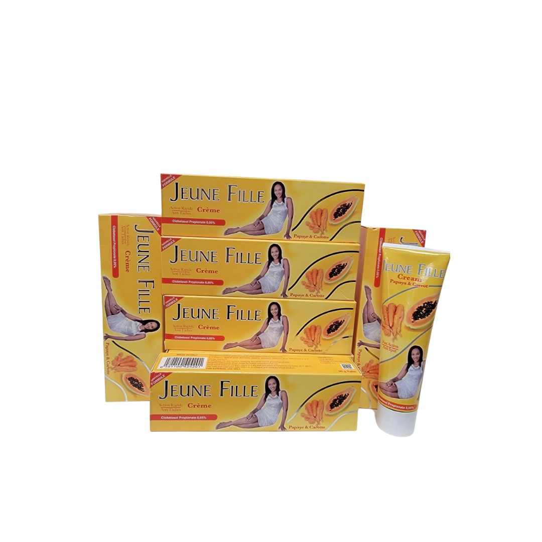 JEUNE FILLE FAST ACTION PAPAYA & CARROT CREAM x3 tubes