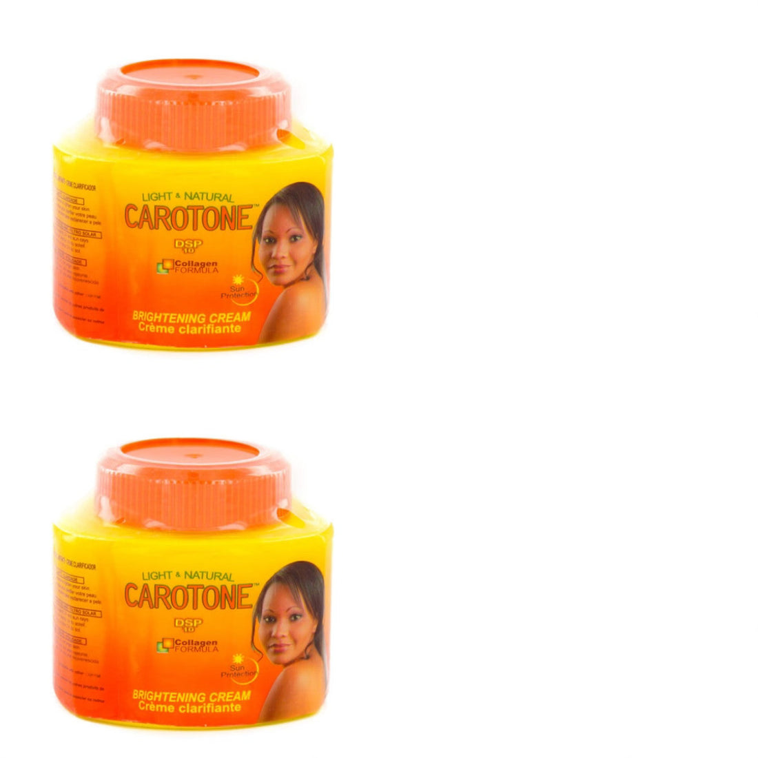Carotone Brightening Cream (Small Jar) 4.5 oz/135 ml (2 PACK)
