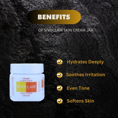 Sivo Clair skin lightening Jar Cream 10.1 oz / 300 ml - Kismet Beauty Brands