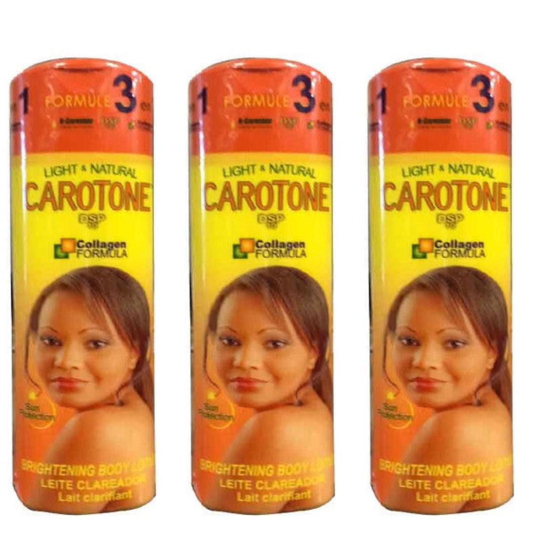 Carotone Collagen Formula Brightening lotion 300ML - 3 Pack