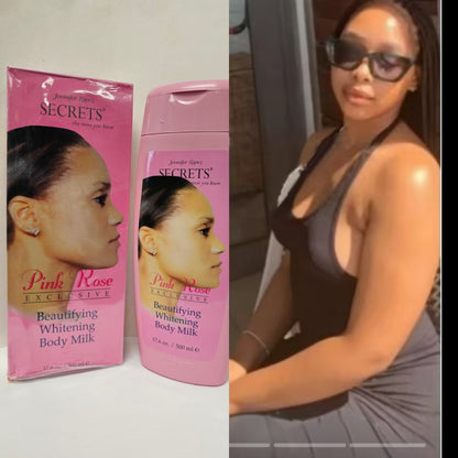 Pink Rose Exclusive Beautifying whitening Body Lotion 500mL