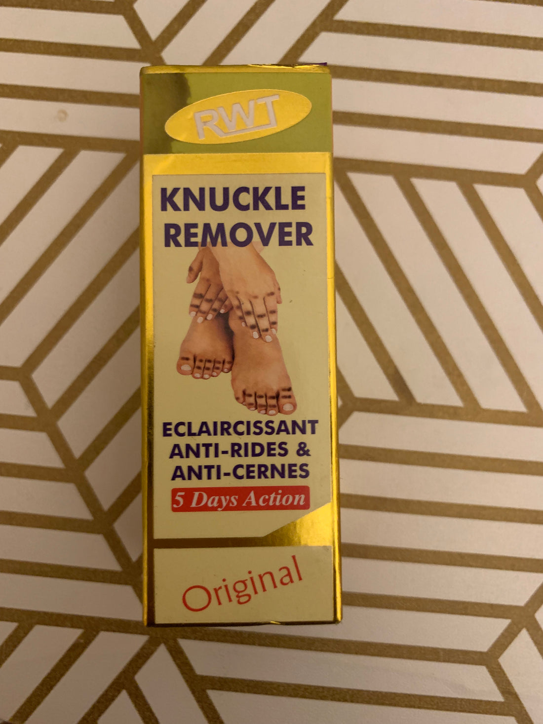 RWT knuckles Remover dark knuckles elbow feet remover 5 Days actions Real results