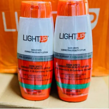 Light Up Dark Spots Correcting Whitening Beauty Lotion Original x2 PACK