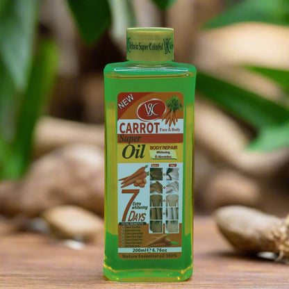 VSC Carrot Face &amp; Body Oil for Clarifying &amp; Blemishes 200ml/6.76oz