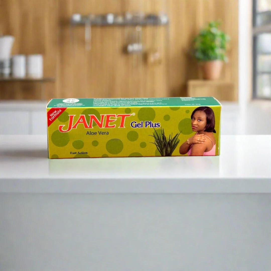 Janet Lightening Aloe Vera Gel Plus 1oz/30ml (Tube) 1oz / 30g (5 PACK)