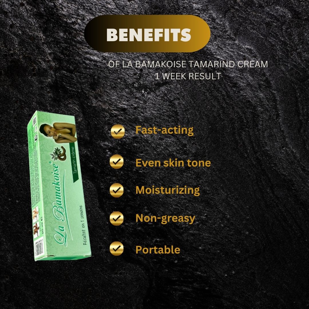 La Bamakoise 1 Week result Tamarin Cream 1.76oz/50g