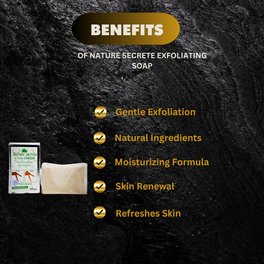 Nature Secrete Exfoliating Soap 11.6 oz