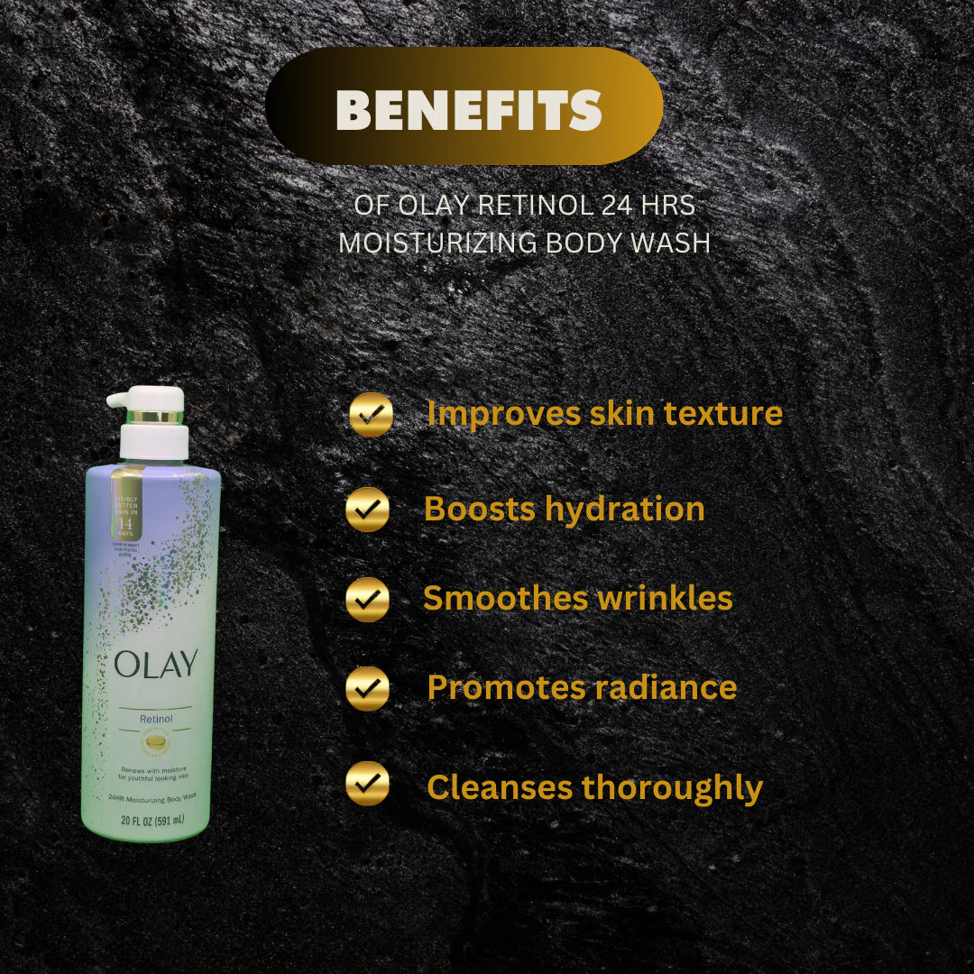 Olay Retinol 24HR Moisturizing Body Wash 20fl oz/591ml