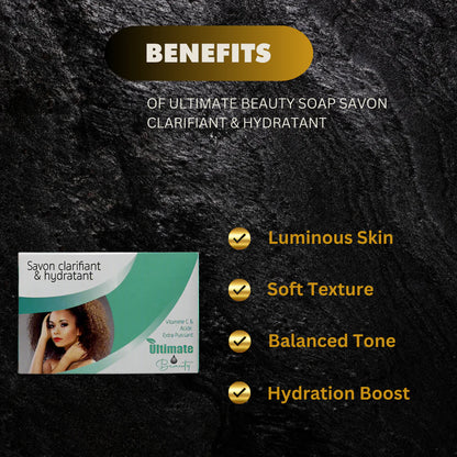 Ultimate Beauty Soap clarifiant &amp; hydratant 250g / 8.45oz