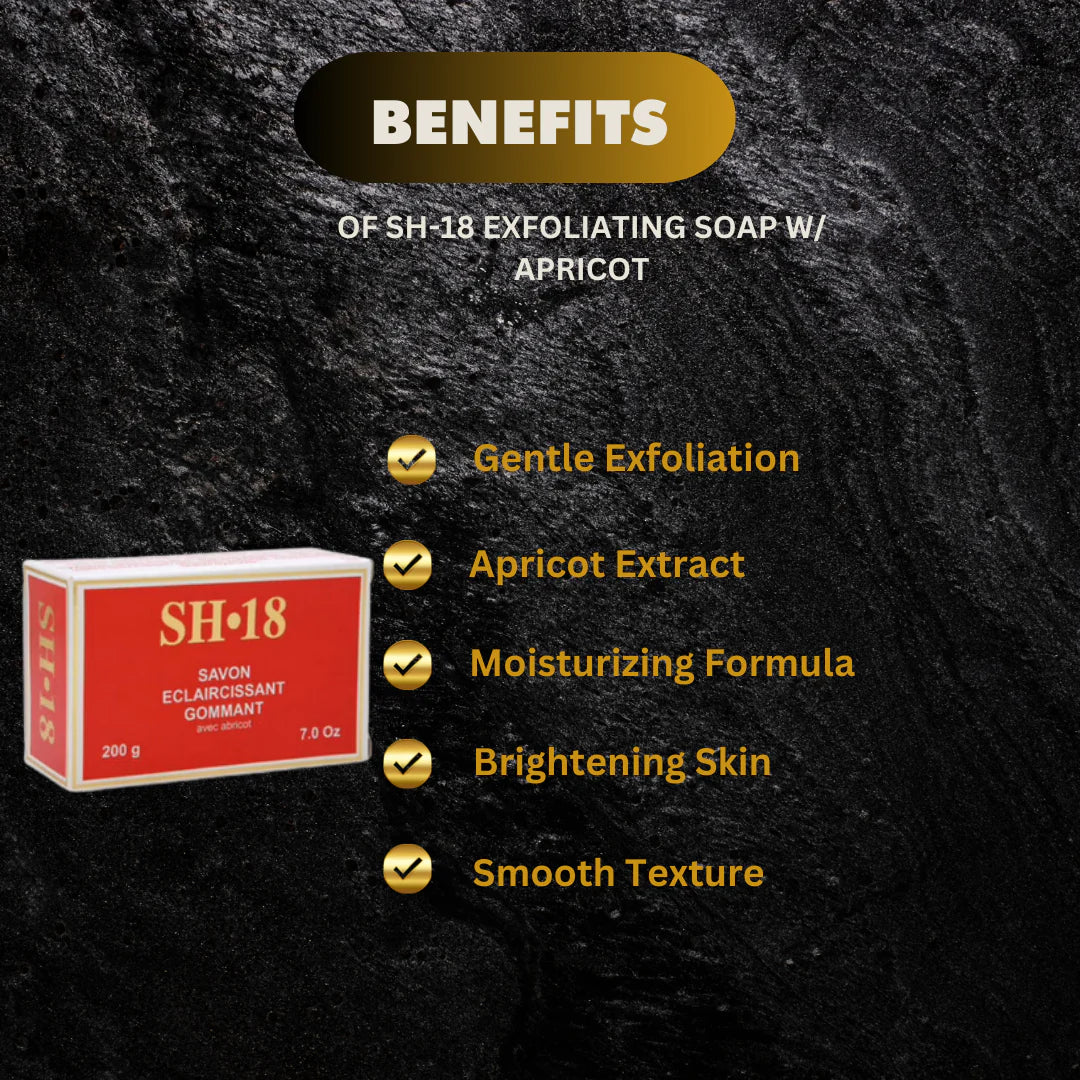 SH-18 Exfoliating Soap w/ Apricot 7 oz