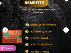 Skin Clear Exfoliant Soap Vitamin C 225 Grs - 7.9 Oz
