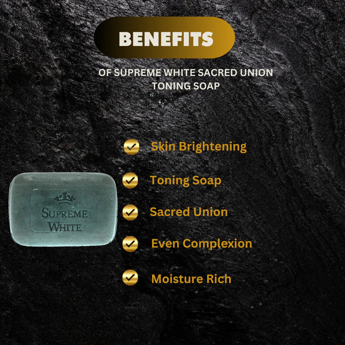 Supreme White Savon Exfoliant Eclaircissant Ambre Et Caviar