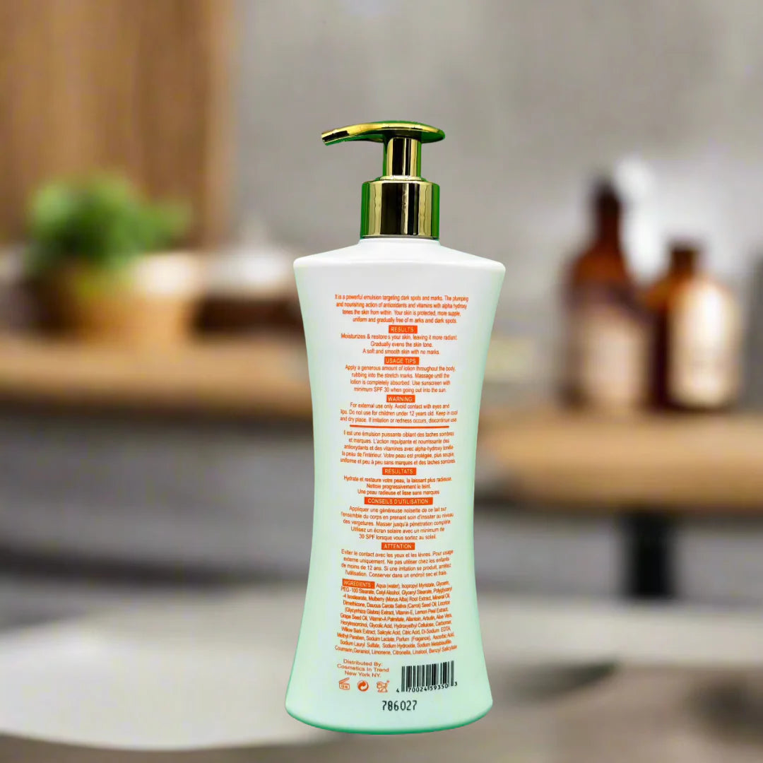 Zeenat Carrot Multiplex Skin Brightening Body Lotion 500ml