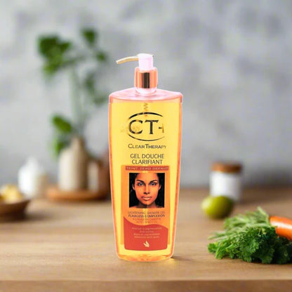 CT+ Clear Therapy Shower Gel w/ Carrot Oil 800 ml