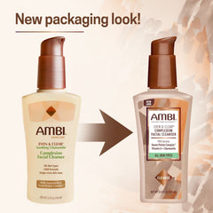 Ambi Even Clear Foaming Cleanser, 4 Oz (2 bottles)