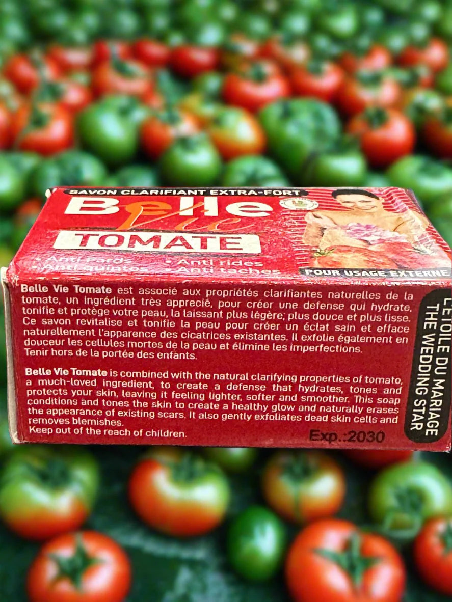 Bellevie Clarifying Soap with Tomato Extract – Refreshing Cleansing Bar (225 g)