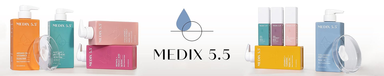 Medix 5.5 Body Scrub Skin Care Glycolic Acid AHA + Lactic Acid