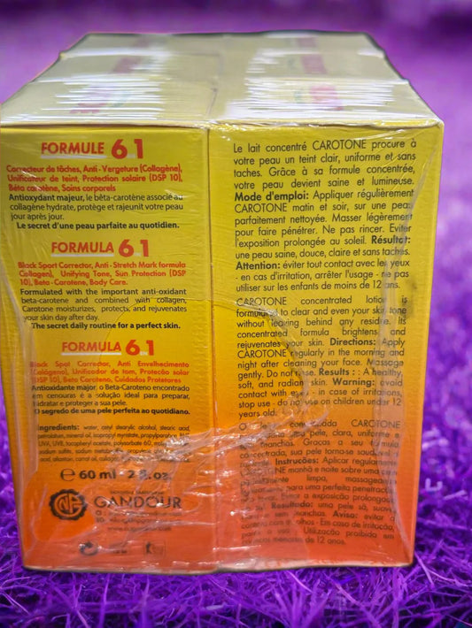 Carotone Concentrated Clarifying Intense 60ml ( pack of 2)