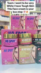 NO SPOT face cream with vitamin E, C, GLUTATHIONE , ALPHA ARBUTIN. STRONG WHITENING FACE CREAM, CLEARS SUNBURN & HYPERPIGMENTATION